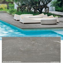 NEW:PIETRA DI VALS GREY Πάχος 2hcm Τύπου πέτρας 60x120cm